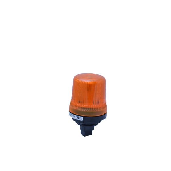 B100LDA230B.2 E2S  LED Beacon B100LDA 230vAC 2:AMBER Permanent IP65 90-230vAC iø37 Panel Mnt.